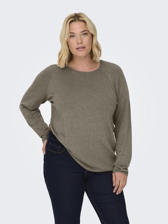 Immagine prodotto Only Maglione a tinta unita in maglia curvy (M)