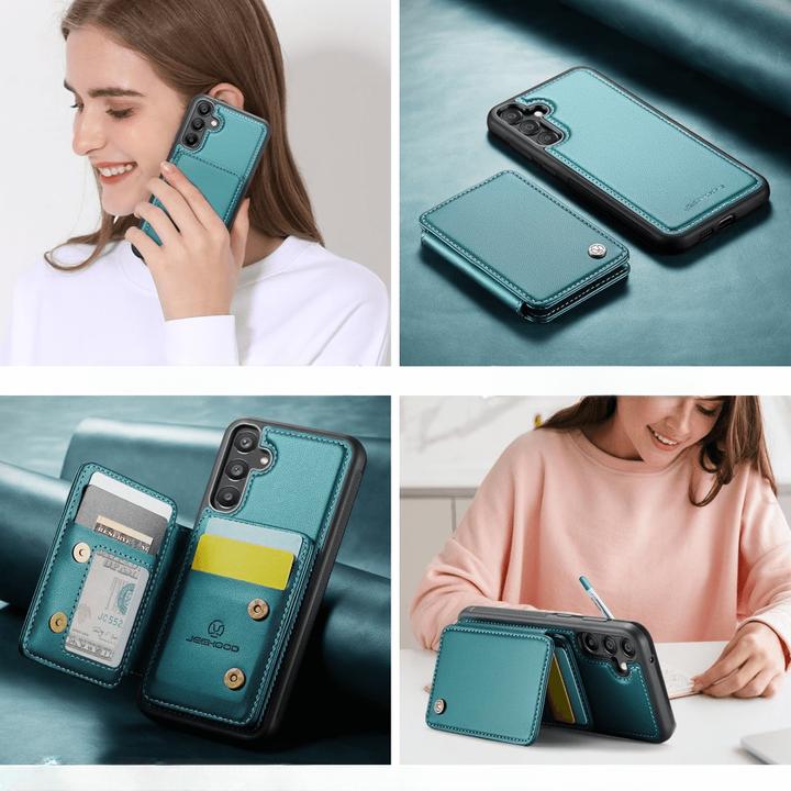 Actual product image Cover-Discount Galaxy A55 - 2-in-1 back cover with credit card holder (Samsung Galaxy A55)
