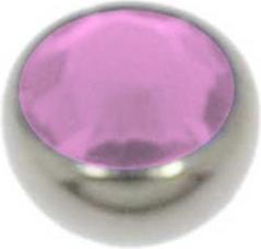 Bijouteria 1.2mm Titan Piercingteil (Swarovski Kristall, Titan)