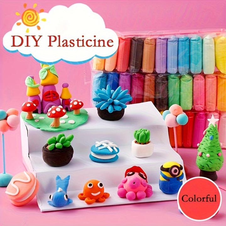 Produktbild Activity Board 24 Farben Air Dry Clay Set, Ultraleichte Kunststoff-Ton mit Sculpting Tools, DIY Crafts, Craft Set
