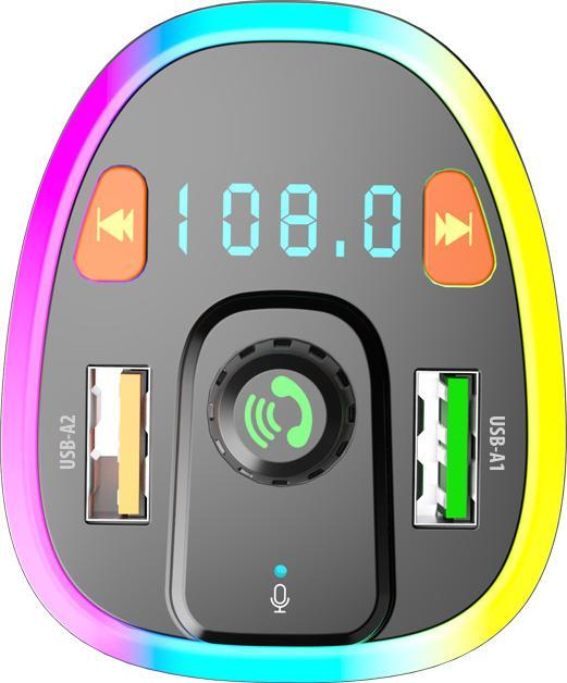 Actual product image Maxlife FM transmitter Bluetooth MXFT-03 black