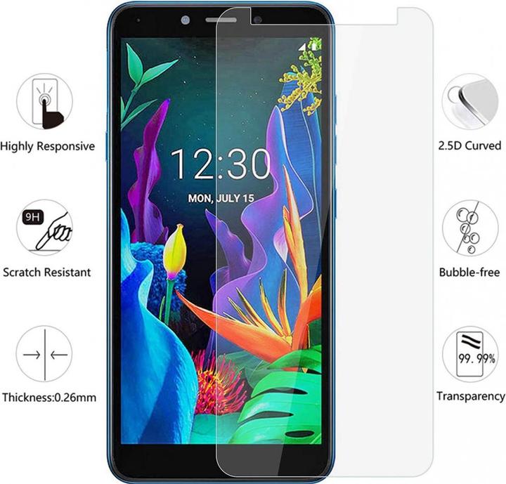 Immagine prodotto Screenguard LG K20 Pellicola protettiva in vetro Custodia dal design amichevole (1 Pezzo/i, K20)