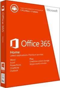 Produktbild Microsoft Office 365 Home (1 User, 12 Monate)
