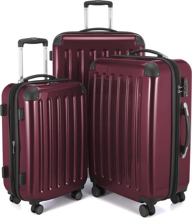 Immagine prodotto Hauptstadtkoffer Alex - Set di valigie TSA Borgogna, S/M/L (119 l, Bagaglio a mano (fino a 50 litri), M (50 - 90l), L (90 - 115l))