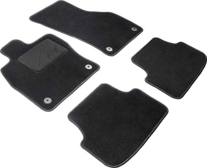 Actual product image Walser Floor mats for Audi A3 Sportback 5-door BJ 02/2013 - today, A3 Sportlimousine BJ 09/2013 - today (2 front mats + 2 rear mats)