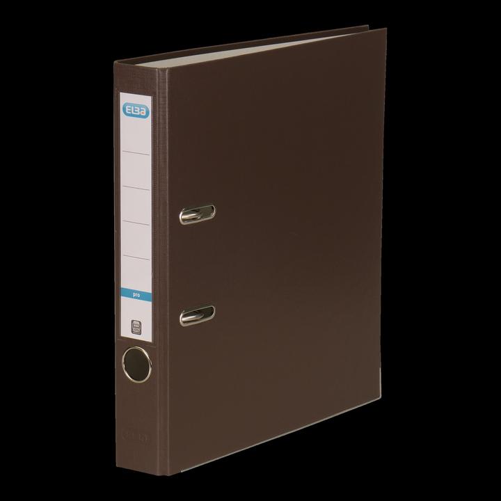Actual product image Elba Folder smart PP paper, spine width: 50 mm, brown DIN A4, cover outside PP (A4, 50 mm, 1 Piece)
