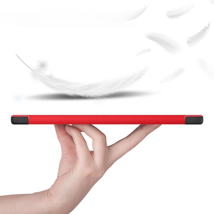 Actual product image Cover-Discount Xiaomi Pad 6 - Tri-fold Smart Case red (Xiaomi Pad 6, Xiaomi Pad 6 Pro)