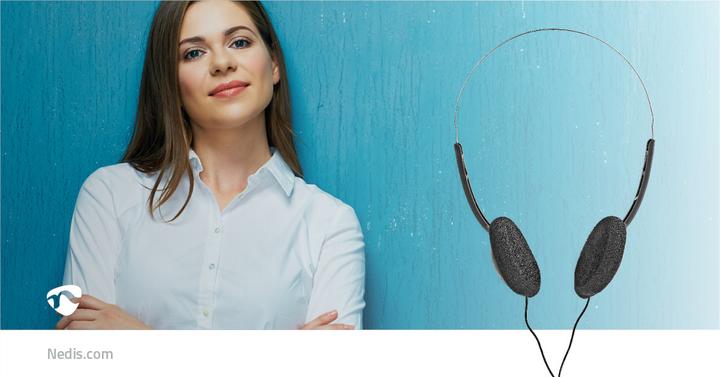 Image du produit Nedis Casque supra-auriculaire Câblé 1,2 m Noir, one-Size, HPWD1101BK (Filaire)