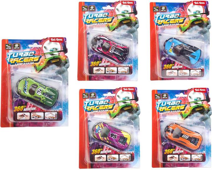 Productafbeelding Toi-Toys Turbo Racer Stunt Auto Bump N Flip