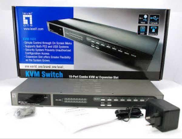 Immagine prodotto LevelOne Level One ViewCon KVM-1631