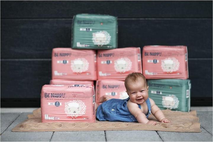 Actual product image Be Nappy Nappy (Size 2, 168 Piece)