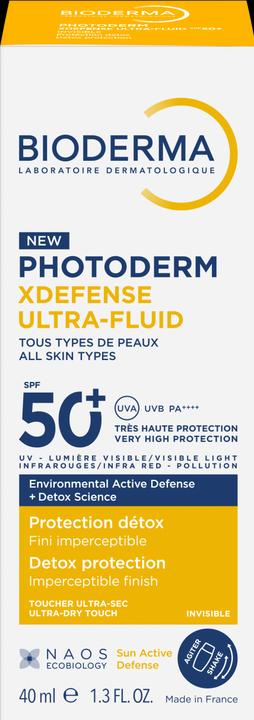 Produktbild Bioderma Photoderm Xdefe transpa Tb 40ml (Sonnencreme, SPF 50+, 40 ml)