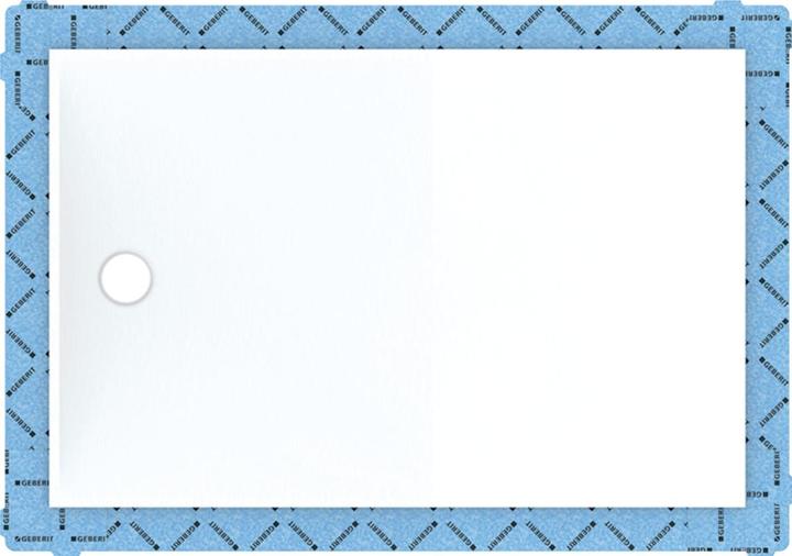 Actual product image Geberit shower tile Setaplano, 154.286.11.1, 100x160 cm, height 4.5 cm, white-alpine