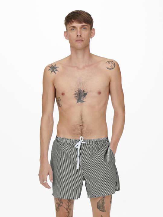 Image du produit Only & Sons Onsted Stripe Seersucker Swim Noos (XS)