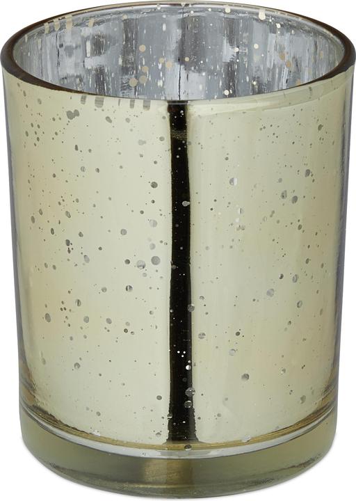 Actual product image Relaxdays 12x tealight jar (1 x, 7 x 7 x 8.5 cm)