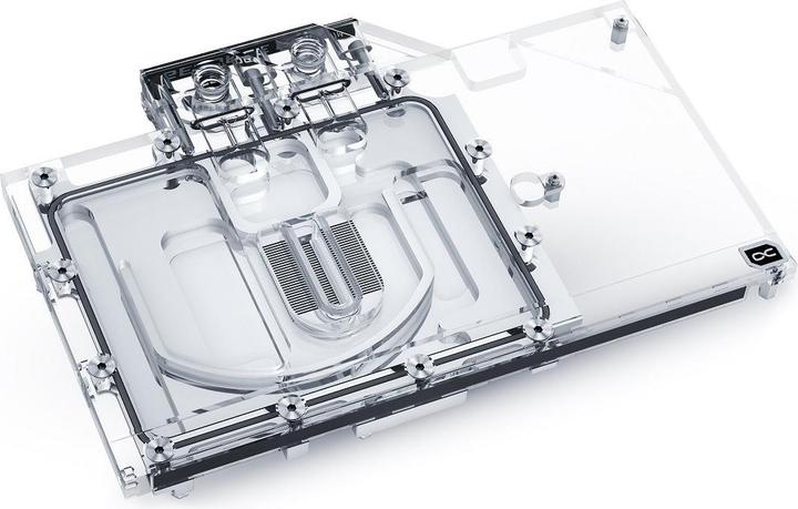 Actual product image Alphacool Ice block Aurora GPX-N RTX3090 Ti FE with backplate - acrylic + nickel