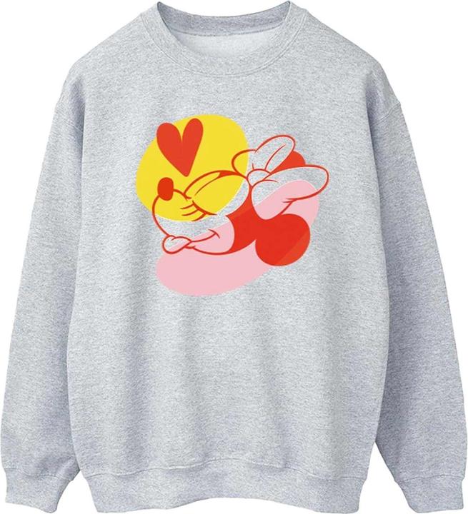 Disney Minnie Mouse Tongue Heart Sweatshirt (M)