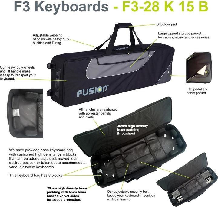 Image du produit Fusion Sac pour clavier 15 (Clavier)