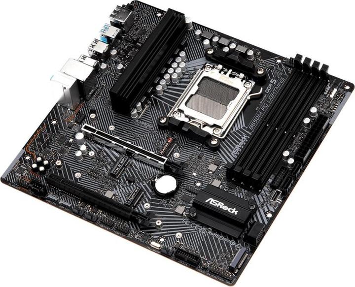 Image du produit AsRock B650M PG Lightning AM5 mATX DDR5 (AM5, AMD B650, mATX)