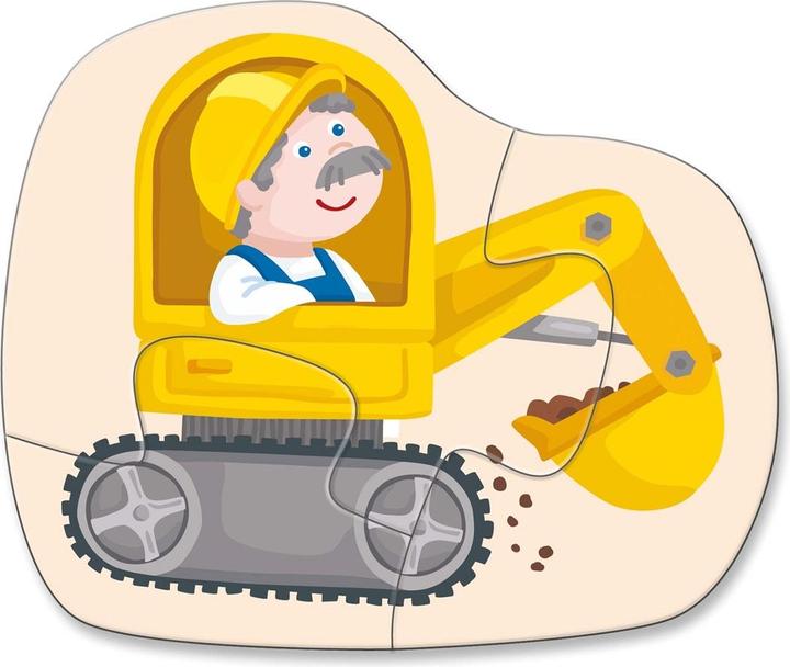 Produktbild Haba erste Puzzles – Baustelle (4 Teile)