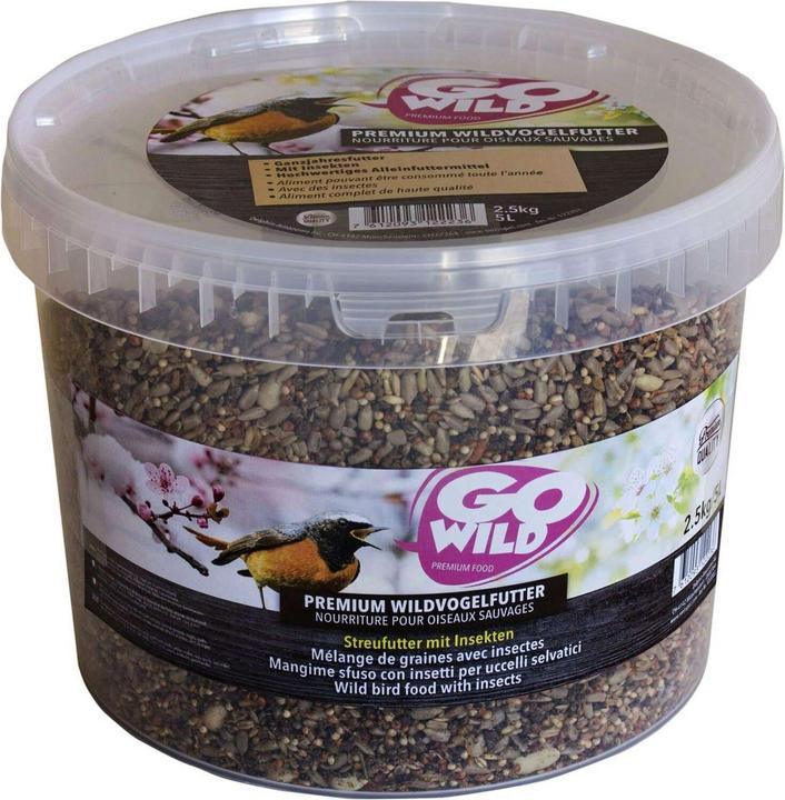 Actual product image GoWild Straw feed with insects (1 x, 2.50 kg)