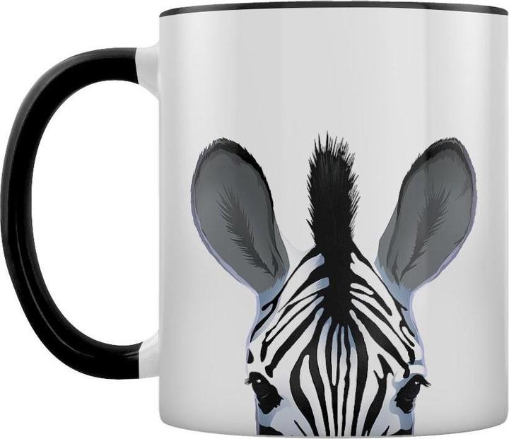 Produktbild Inquisitive Creatures Kaffeebecher Zebra Zweifarbig