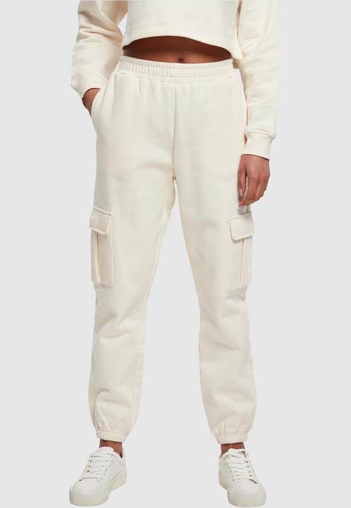 Urban Classics Ladies High Waits Cargo Sweat Pants