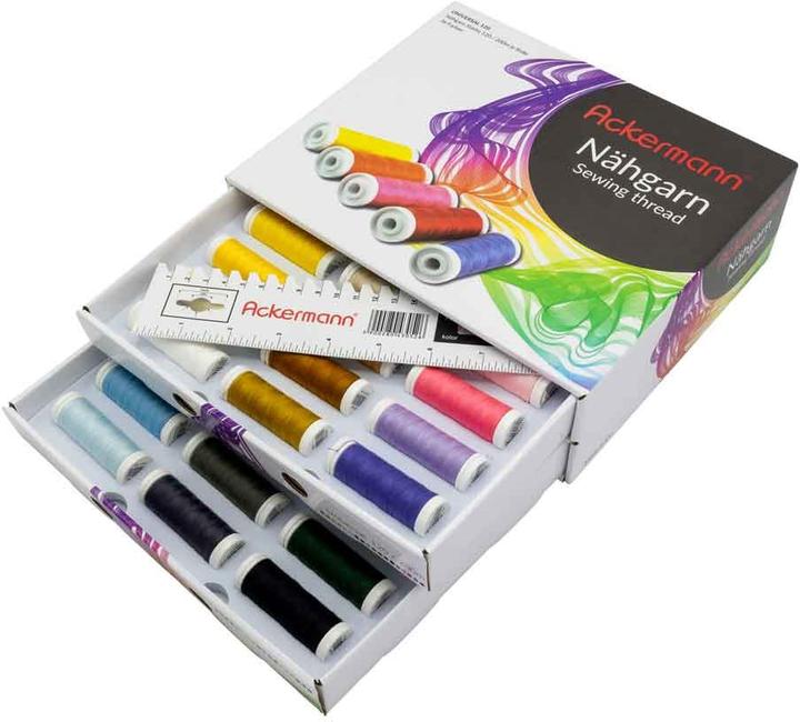 Actual product image Ackermann Sewing thread box (200 m)