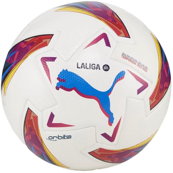 Puma Fussball Orbita LaLiga 1 FIFA Qualität weiss-rot-blau 84106 01 (5)