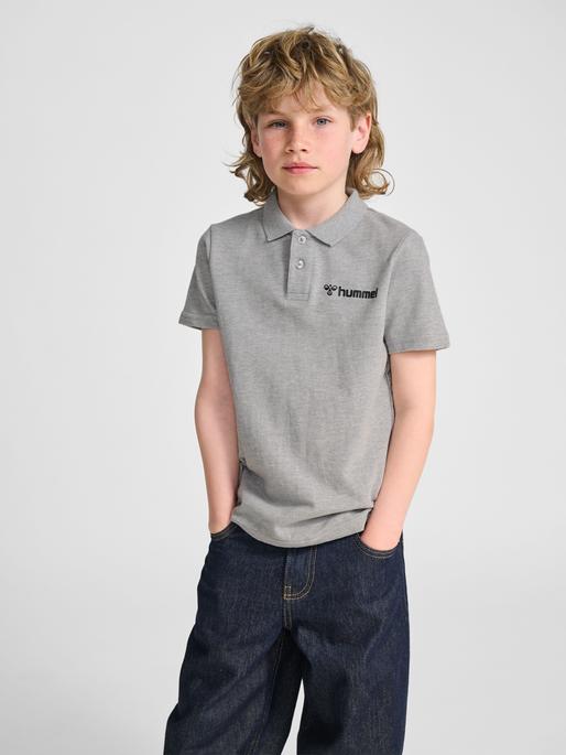 Actual product image hummel Hmlmover cotton polo kids (128)