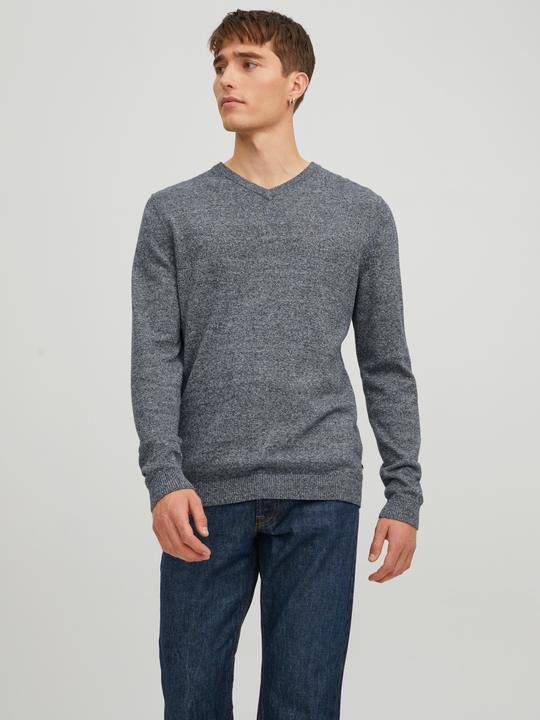 Immagine prodotto Jack & Jones Maglia a maglia con scollo a V (XS)