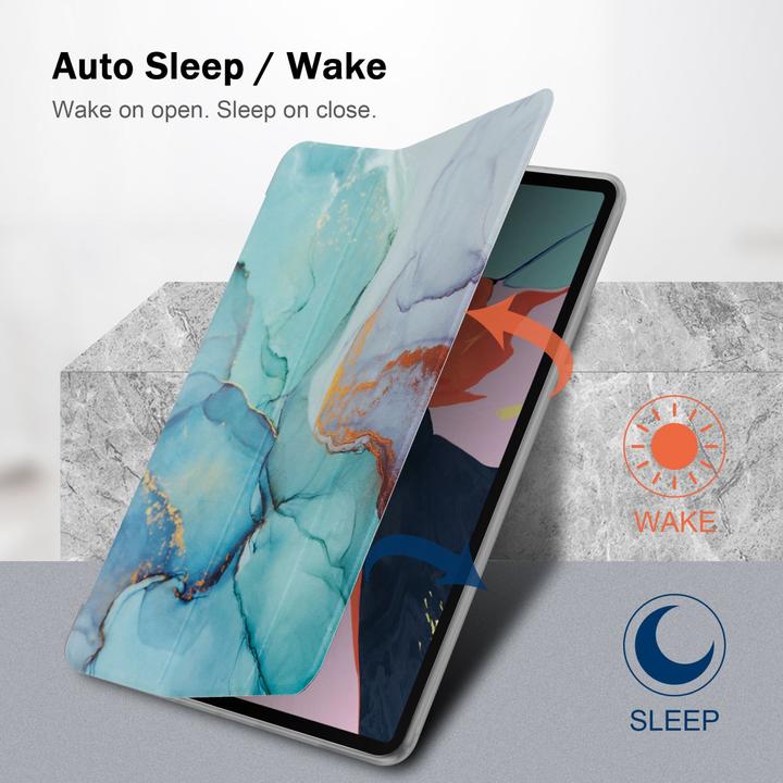 Actual product image Cadorabo Tablet Book Sleeve Colorful Marble (IPad Pro 11 (2020))
