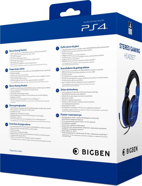 Actual product image Bigben Stereo Headset V3 (Cable)