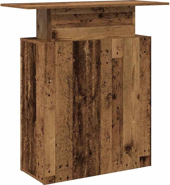 Actual product image VidaXL Reception counter reclaimed wood look 100x40x104 cm wood-based reception counter