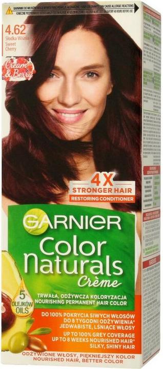 Actual product image Garnier Colour Naturals Hair Dye 4.62 Sweet Cherry (4.62 Sweet Cherry)