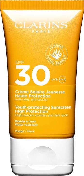 Clarins Suncare Face Cream SPF 30 (Sonnencreme Gesicht, SPF 30, 50 ml, 73 g)
