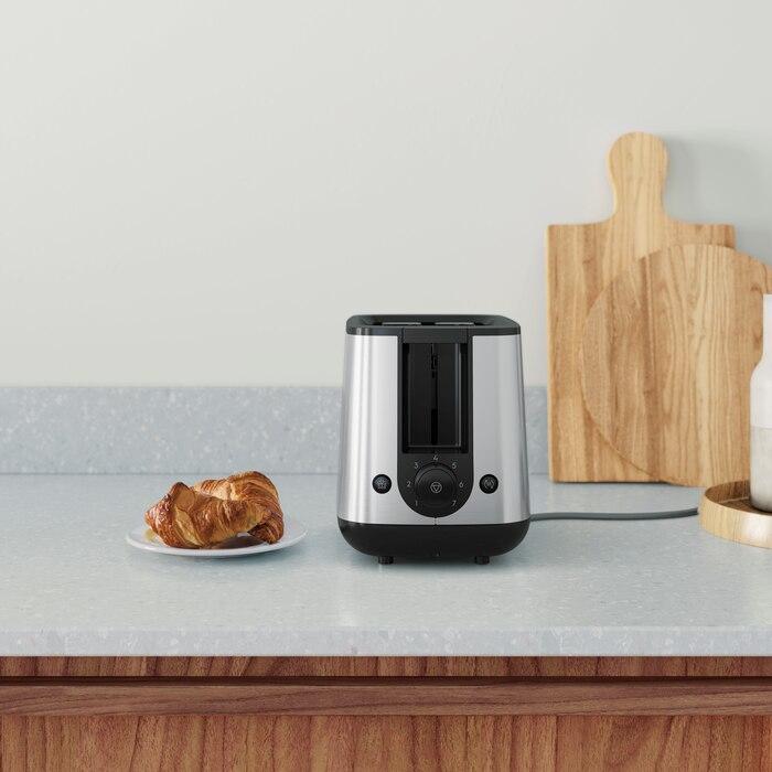 Produktbild Electrolux E3T1-3ST Toaster 2 Scheibe(n), Edelstahl