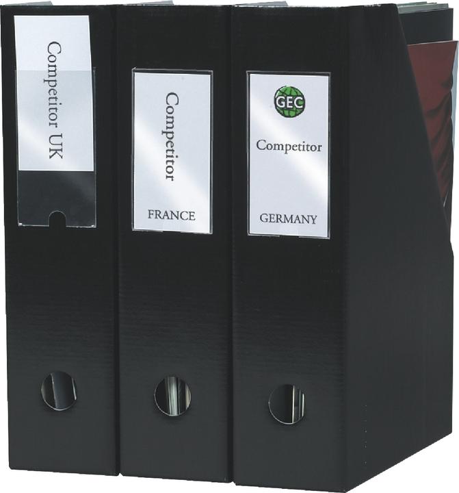 Produktbild PUT-INDEX - Beschriftungs-Schilder (40 x 150 mm)