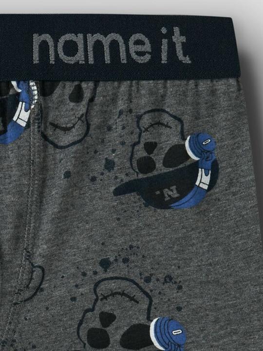 Immagine prodotto Name it Nkmboxer 3p Dark Grey Mel Skull Noos (158, 164, confezione da 3)