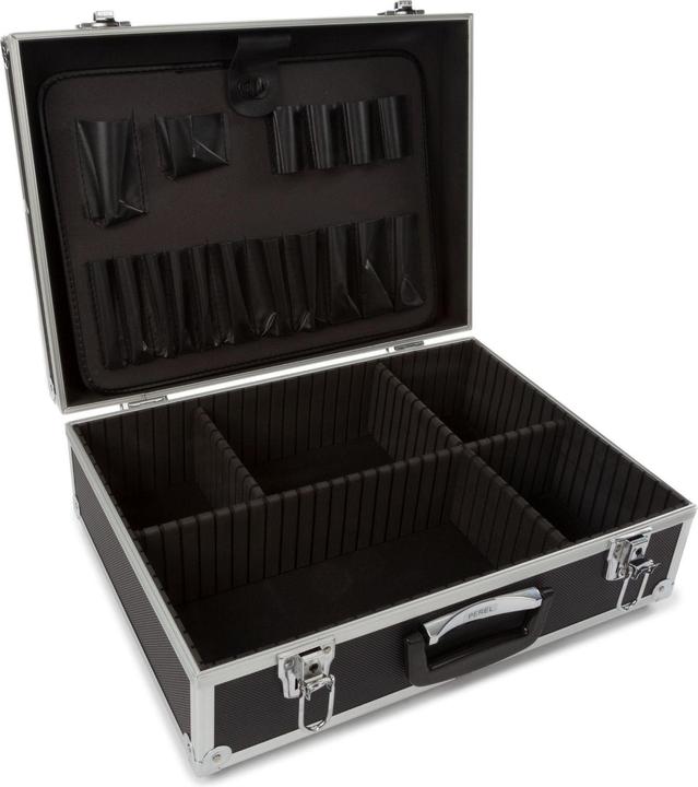 Produktbild Velleman WERKZEUGKOFFER MIT ALUMINIUMRAHMEN - 455 x 330 x 152 mm - SCHWARZ (1 Teile)
