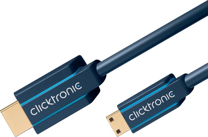 Actual product image clicktronic mini HDMI (Typ C) — HDMI (Typ A) (2 m, HDMI)