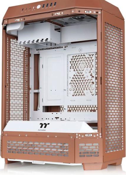 Actual product image Thermaltake The Tower 600 Mocha Mousse