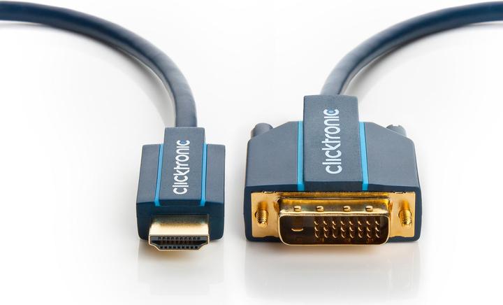 Produktbild clicktronic HDMI (Typ A) — DVI (5 m, DVI, HDMI)