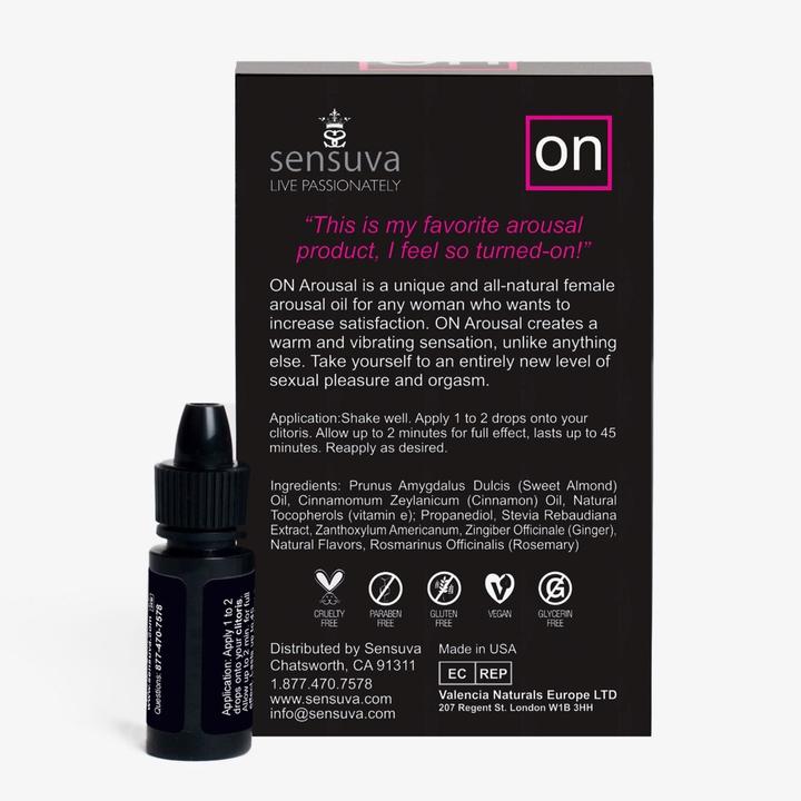 Immagine prodotto Sensuva Sull'eccitazione (5 ml)