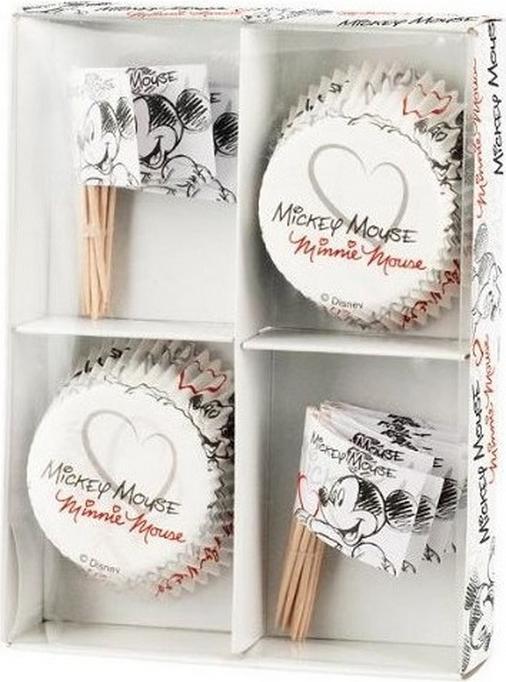 Produktbild Disney Muffinförmchen mit Stäbchen 30erPack