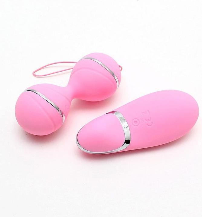 Produktbild Rimba Kegel Balls With Remote Control And Ibiza Stimulator Pink