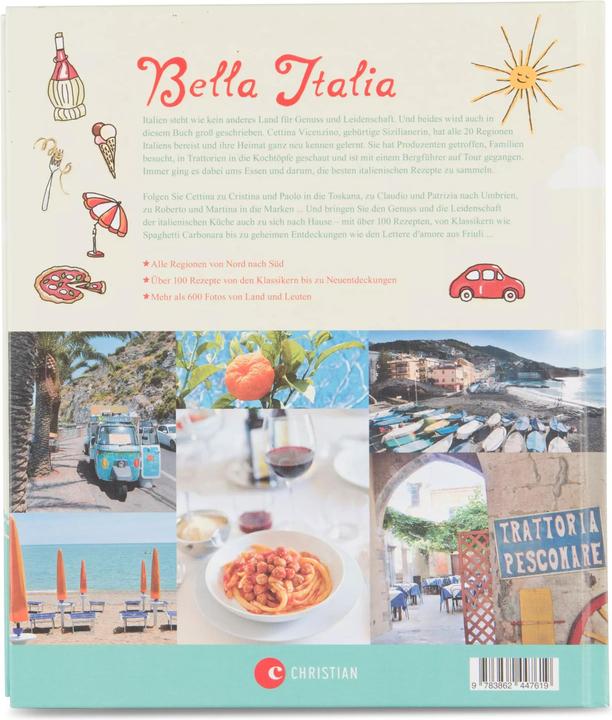 Produktbild Italia - Das Beste aus allen Regionen (Deutsch, Cettina Vicenzino, 2021)