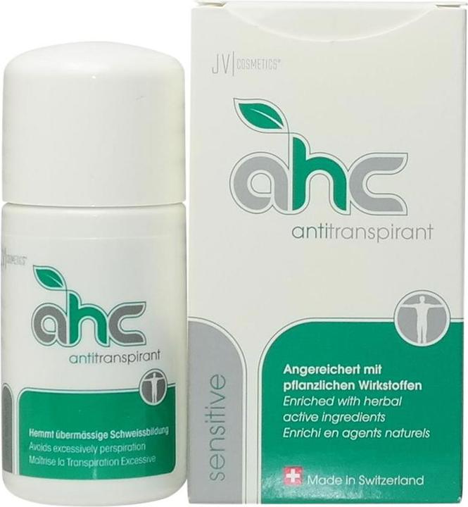 Actual product image JV Cosmetics AHC 20 antiperspirant sensitive (Roll-on, 50 ml)