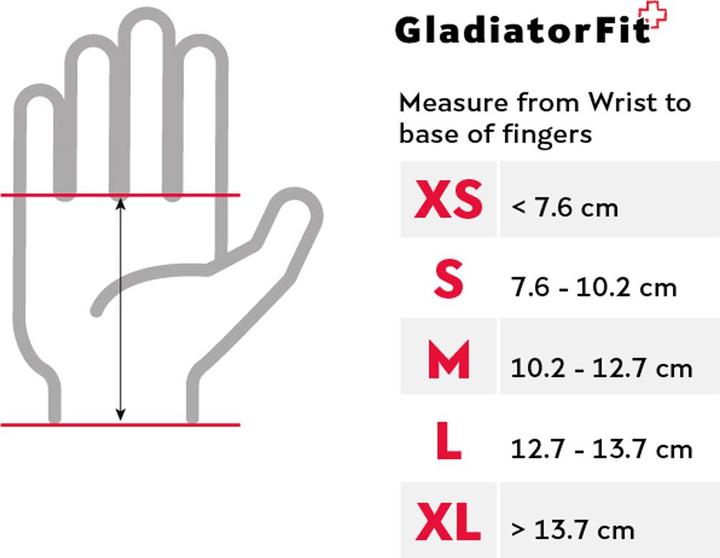 Image du produit Gladiatorfit Maniques de fitness à trois doigts (XS)