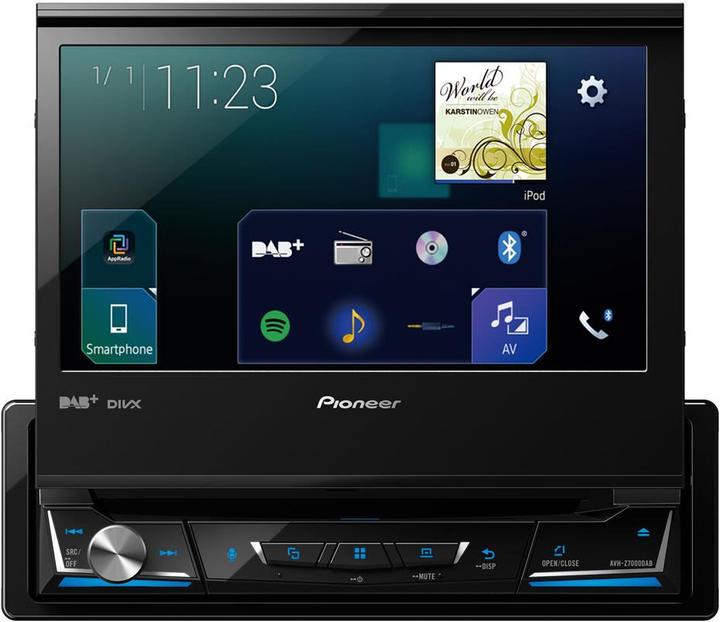 Pioneer AVH-Z7000DAB antenne DAB incluse (Apple Carplay)